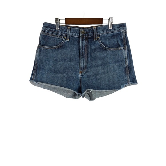 rag & bone Pants - Rag & Bone Denim Shorts Womens 30 Blue Cotton Cutoff High Rise Cha Cha Room Boho